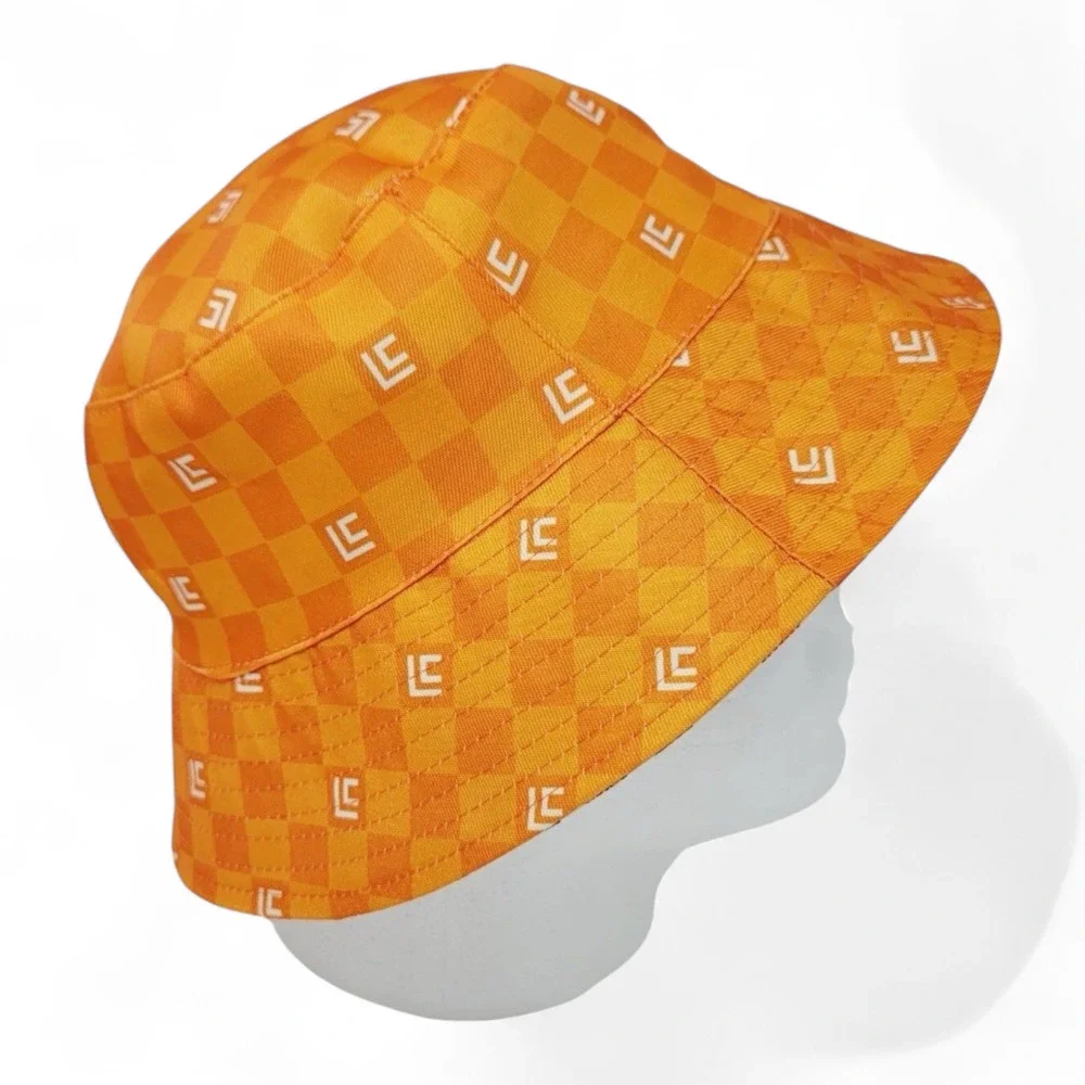 2PK Little Caesars Mountain Dew Mango Rush Reversible Bucket Hat Limited Edition